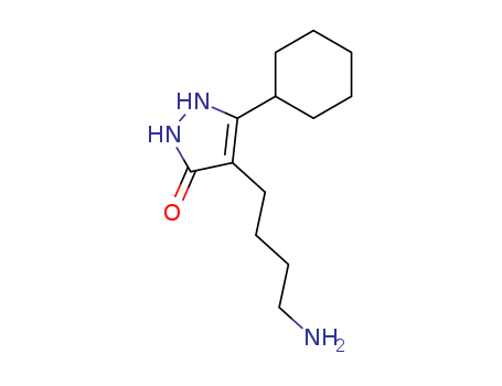 4-(4-AMINO-BUTYL)-5-CYCLOHEXYL-1,2-DIHYDRO-PYRAZOL-3-ONE
