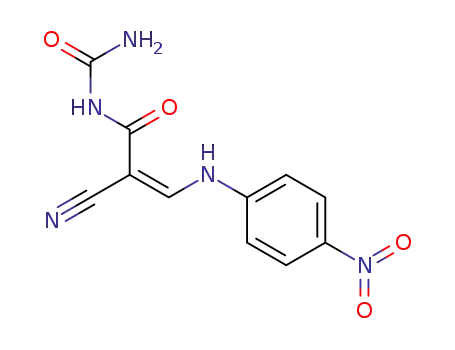 2-Propenamide, N-(aminocarbonyl)-2-cyano-3-[(4-nitrophenyl)amino]-,
(2Z)-