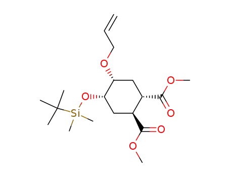 (1S,2S,4R,5S)-4-Allyloxy-5-(tert-butyl-dimethyl-silanyloxy)-cyclohexane-1,2-dicarboxylic acid dimethyl ester