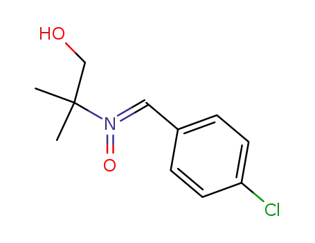 1-Propanol, 2-[[(4-chlorophenyl)methylene]oxidoamino]-2-methyl-