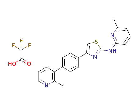 (6-Methylpyridin-2-yl)-{4-[4-(2-methylpyridin-3-yl)phenyl]thiazol-2-yl}amine trifluoroacetate salt
