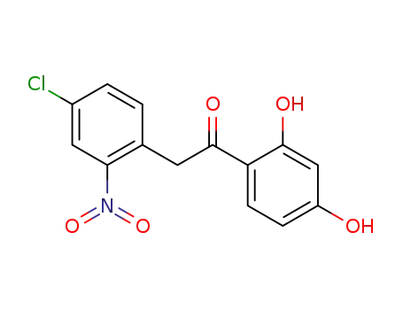 Ethanone, 2-(4-chloro-2-nitrophenyl)-1-(2,4-dihydroxyphenyl)-
