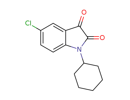 5-chloro-1-cyclohexylindoline-2,3-dione