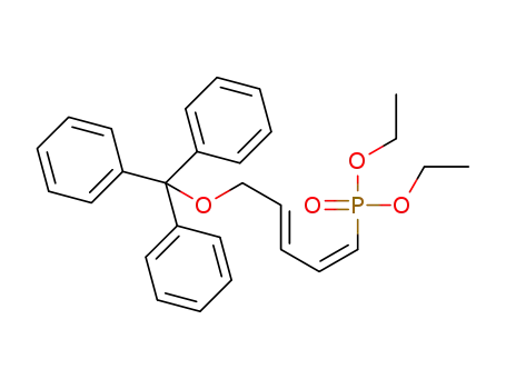 diethyl (1Z,3E)-5-(trityloxy)penta-1,3-dienylphosphonate