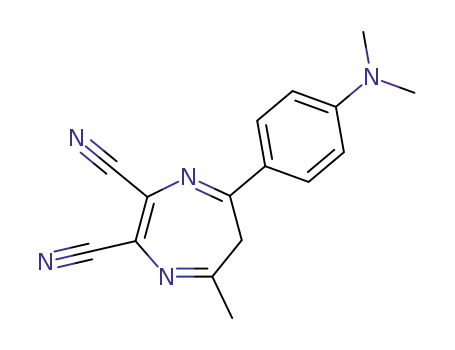 6H-1,4-Diazepine-2,3-dicarbonitrile,
5-[4-(dimethylamino)phenyl]-7-methyl-