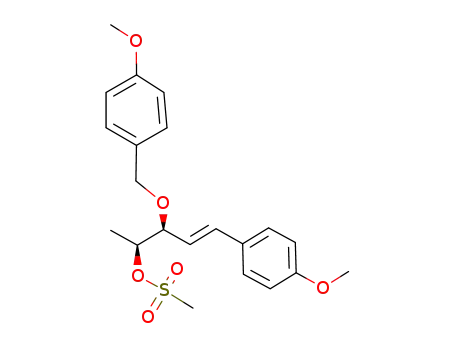 Methanesulfonic acid (E)-(1S,2S)-2-(4-methoxy-benzyloxy)-4-(4-methoxy-phenyl)-1-methyl-but-3-enyl ester