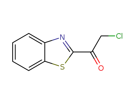 Molecular Structure of 453558-32-2 (Ethanone, 1-(2-benzothiazolyl)-2-chloro- (9CI))