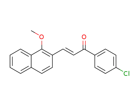 (E)-1-(4-chlorophenyl)-3-(1-methoxynaphthalen-2-yl)prop-2-en-1-one