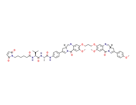 (S)-2-((S)-2-(6-(2,5-dioxo-2,5-dihydro-1H-pyrrol-1-yl)-hexanamido)-3-methylbutanamido)propanoic acid