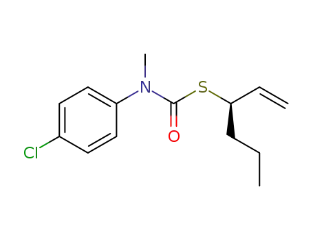 Molecular Structure of 1558811-18-9 ((R)-S-hex-1-en-3-yl (4-chlorophenyl)(methyl)carbamothioate)