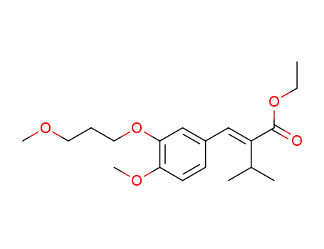 (E)-Ethyl 2-(4-methoxy-3-(3-methoxypropoxy)benzylidene)-3-methylbutanoate