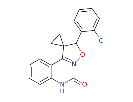 N-(2-(4-(2-chlorophenyl)-5-oxa-6-azaspiro[2.4]hept-6-en-7-yl)phenyl)formamide