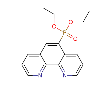 Molecular Structure of 1422766-81-1 (diethyl (1,10-phenanthrolin-5-yl)phosphonate)