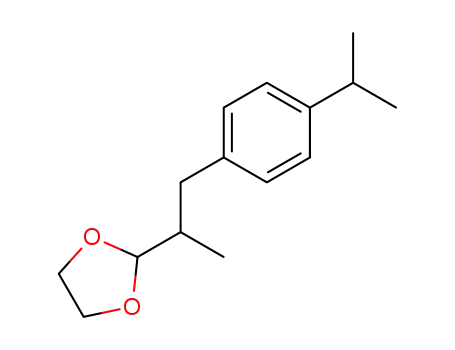Molecular Structure of 72845-85-3 (2-[2-[4-isopropylphenyl]-1-methylethyl]-1,3-dioxolane)