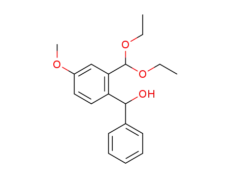 (2-(diethoxymethyl)-4-methoxyphenyl)(phenyl)methanol