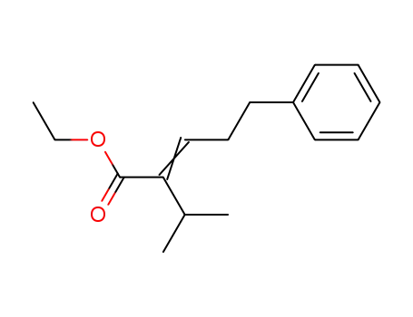 2-Pentenoic acid, 2-(1-methylethyl)-5-phenyl-, ethyl ester