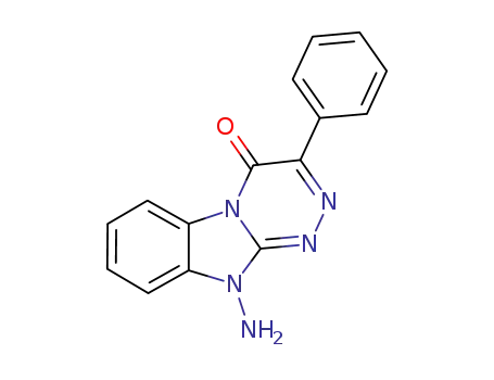 Molecular Structure of 1616615-78-1 (10-amino-3-phenyl-1,2,4-triazino[4,3-a]benzimidazol-4(10H)-one)