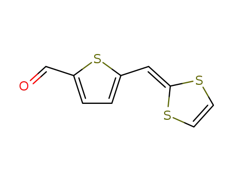 Molecular Structure of 196696-72-7 (2-Thiophenecarboxaldehyde, 5-(1,3-dithiol-2-ylidenemethyl)-)