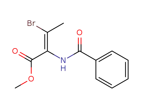 (E)-N-benzoyl-β-bromo-2,3-dehydro-2-aminobutyric acid methyl ester