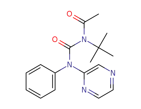 1-acetyl-1-tert-butyl-3-phenyl-3-pyrazin-2-yl-urea