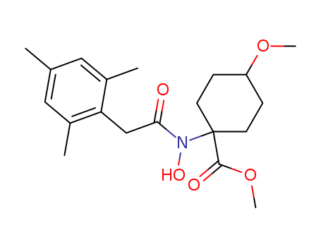 Cyclohexanecarboxylic acid,  1-[hydroxy[(2,4,6-trimethylphenyl)acetyl]amino]-4-methoxy-, methyl ester