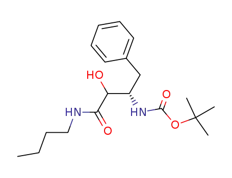 ((1S)-1-benzyl-3-butylamino-2-hydroxy-3-oxopropyl)carbamic acid 1,1-dimethylethyl ester