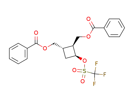Methanesulfonic acid, trifluoro-,
(1S,2S,3S)-2,3-bis[(benzoyloxy)methyl]cyclobutyl ester