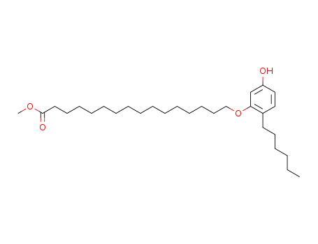 16-(2-hexyl-5-hydroxyphenoxy)hexadecanoic acid methyl ester