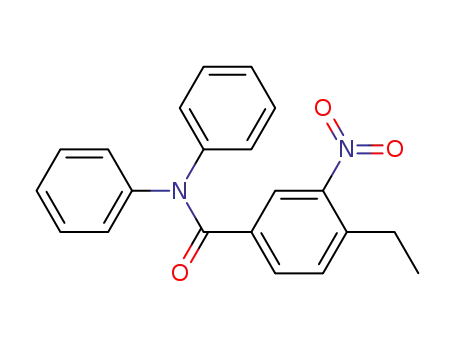 4-ethyl-3-nitro-N,N-diphenyl-benzenecarboxamide