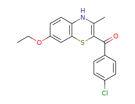 Methanone,
(4-chlorophenyl)(7-ethoxy-3-methyl-4H-1,4-benzothiazin-2-yl)-