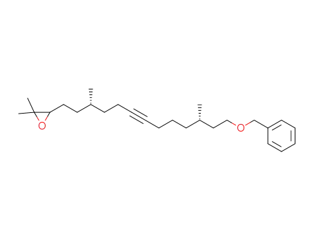 (3S,11R,14RS)-1-benzyloxy-14,15-epoxy-3,11,15-trimethyl-7-hexadecyne