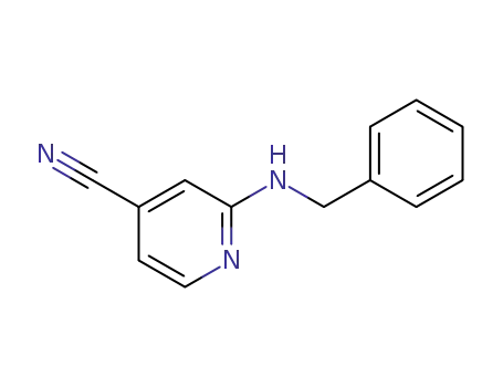 Molecular Structure of 1017035-35-6 (2-(benzylamino)isonicotinonitrile)
