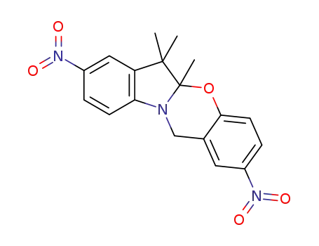Molecular Structure of 1023640-20-1 (5a,6-Dihydro-5a,6,6-trimethyl-2,8-dinitro-12H-indolo[2,1-b][1,3]benzoxazine
		
	)
