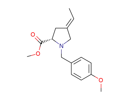 (S,E)-methyl 4-ethylidene-1-(4-methoxybenzyl)pyrrolidine-2-carboxylate