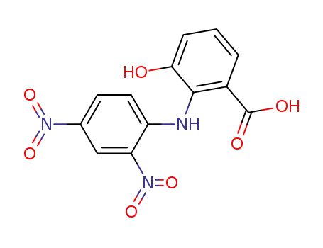 2-(2,4-dinitrophenylamino)-3-hydroxybenzoic acid