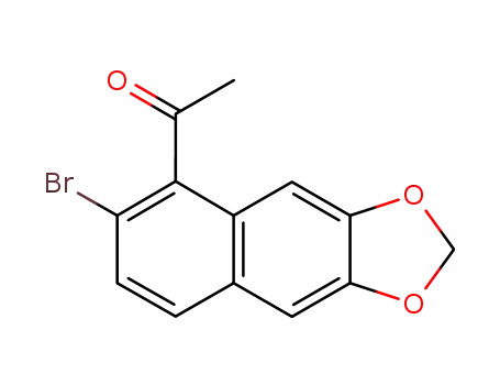 Ethanone, 1-(6-bromonaphtho[2,3-d]-1,3-dioxol-5-yl)-
