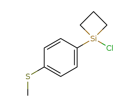 1-chloro-1-(4-(methylthio)phenyl)silacyclobutane