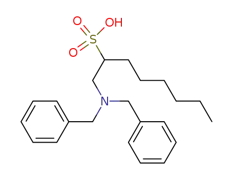 1-N,N-dibenzylaminooctane-2-sulfonic acid