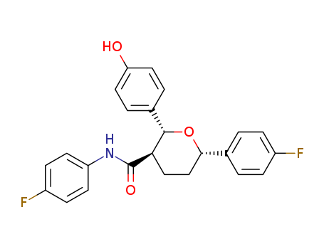 (2R,3R,6S)-N,6-bis(4-fluorophenyl)-2-(4-hydroxyphenyl)tetrahydro-2H-pyran-3-carboxamide