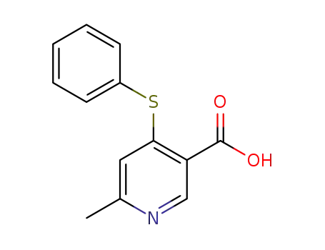 4-thiophenoxy-6-methylnicotinic acid