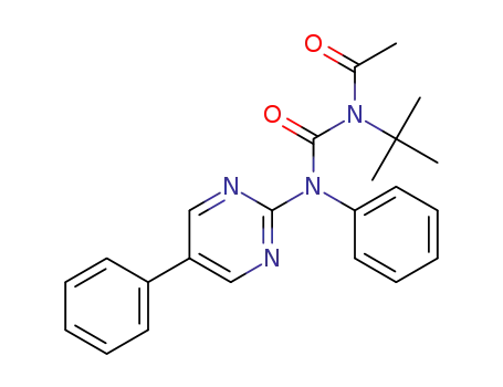 1-acetyl-1-tert-butyl-3-phenyl-3-(5-phenyl-pyrimidin-2-yl)-urea