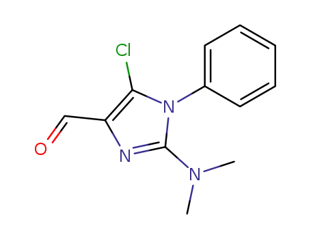 1H-Imidazole-4-carboxaldehyde, 5-chloro-2-(dimethylamino)-1-phenyl-