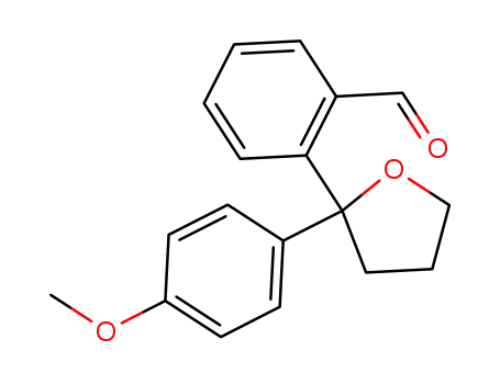 2-[2-(4-methoxyphenyl)tetrahydrofuran-2-yl]benzaldehyde