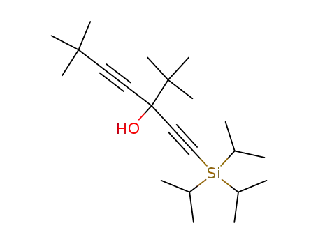(+/-)-3-(tert-butyl)-6,6-dimethyl-1-(triisopropylsilyl)hepta-1,4-diyn-3-ol