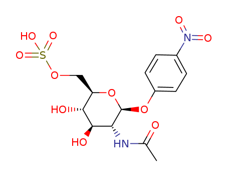 4-Nitrophenyl2-acetamido-2-deoxy-b-D-glucopyranoside-6-sulfatepotassiumsalt