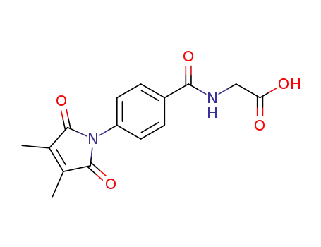 Molecular Structure of 83560-86-5 (4-(2,3-dimethylmaleimido)hippuric acid)