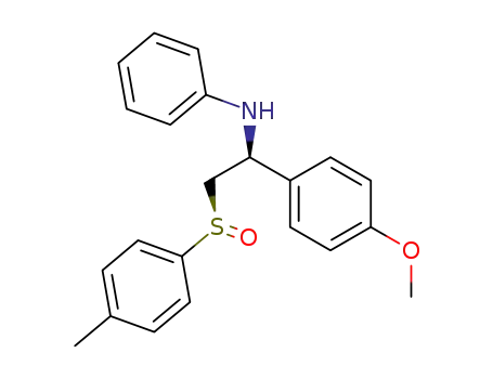 (2S,R<sub>S</sub>)-2-anilino-2-[4-(methoxyphenyl)]ethyl p-tolyl sulfoxide