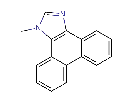 Molecular Structure of 50609-89-7 (1-methylphenanthro[9,10-d]imidazole)