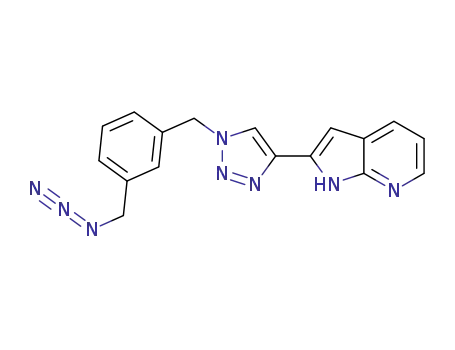 2-[1-(3-azidomethylbenzyl)-1H-[1,2,3]triazol-4-yl]-1H-pyrrolo[2,3-b]pyridine