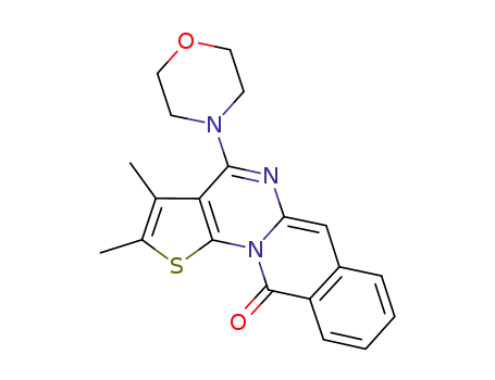 2,3-dimethyl-4-morpholino-11H-thieno[3',2':5,6]pyrimido[1,2-b]isoquinolin-11-one